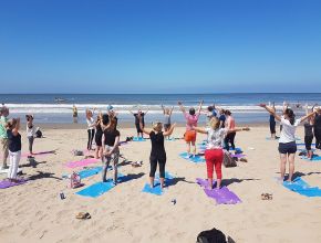 Yoga Workshop Strand Noordwijk 006